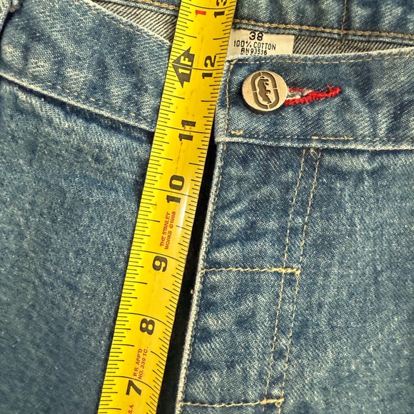 Vintage Ecko Unltd The Carpenter Jeans Baggy Y2K Hip Hop Skater Mens Size 38 - Picture 12 of 13